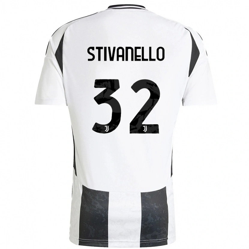 Danxen Herren Riccardo Stivanello #32 Weiß Schwarz Heimtrikot Trikot 2024/25 T-Shirt Schweiz