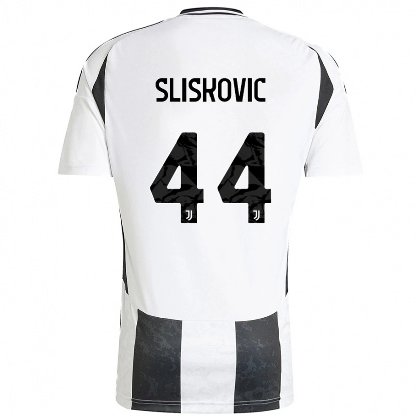 Danxen Herren Gloria Slišković #44 Weiß Schwarz Heimtrikot Trikot 2024/25 T-Shirt Schweiz
