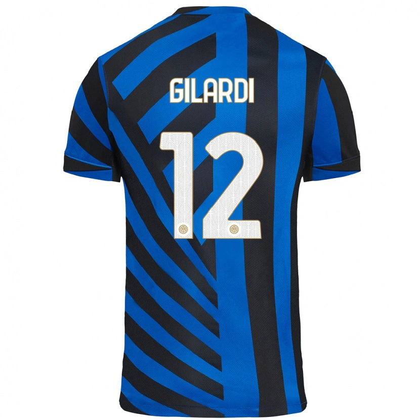 Danxen Herren Astrid Gilardi #12 Blau Schwarz Heimtrikot Trikot 2024/25 T-Shirt Schweiz