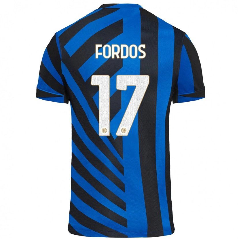 Danxen Herren Beatrix Fördős #17 Blau Schwarz Heimtrikot Trikot 2024/25 T-Shirt Schweiz