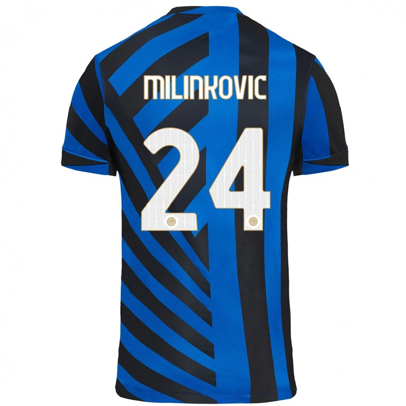 Danxen Herren Marija Milinković #24 Blau Schwarz Heimtrikot Trikot 2024/25 T-Shirt Schweiz