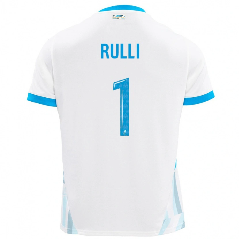 Danxen Herren Gerónimo Rulli #1 Weiß Himmelblau Heimtrikot Trikot 2024/25 T-Shirt Schweiz