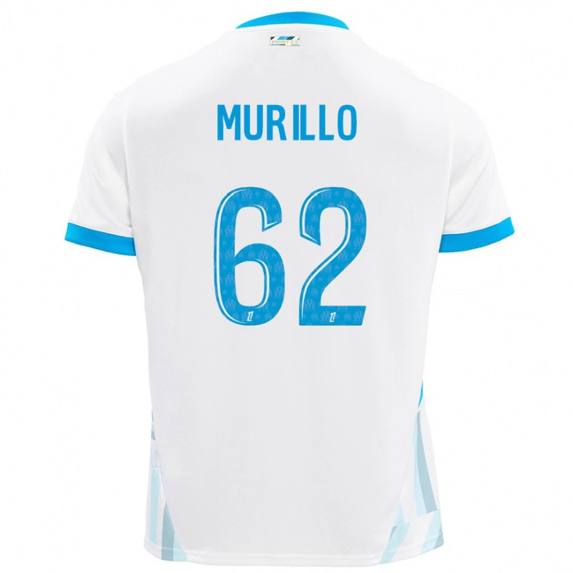 Danxen Herren Amir Murillo #62 Weiß Himmelblau Heimtrikot Trikot 2024/25 T-Shirt Schweiz