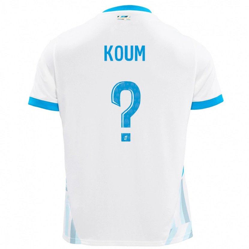 Danxen Herren Alexi Koum #0 Weiß Himmelblau Heimtrikot Trikot 2024/25 T-Shirt Schweiz