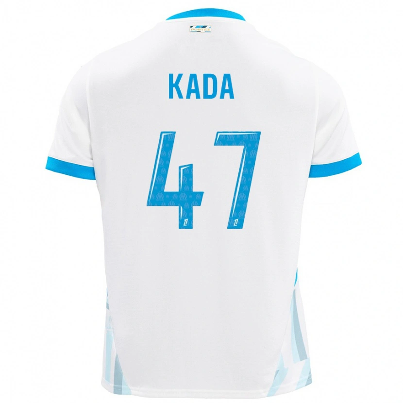 Danxen Herren Joakim Kada #47 Weiß Himmelblau Heimtrikot Trikot 2024/25 T-Shirt Schweiz