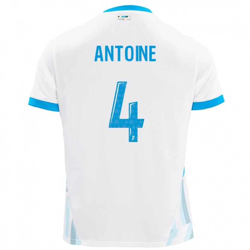 Danxen Herren Maud Antoine #4 Weiß Himmelblau Heimtrikot Trikot 2024/25 T-Shirt Schweiz