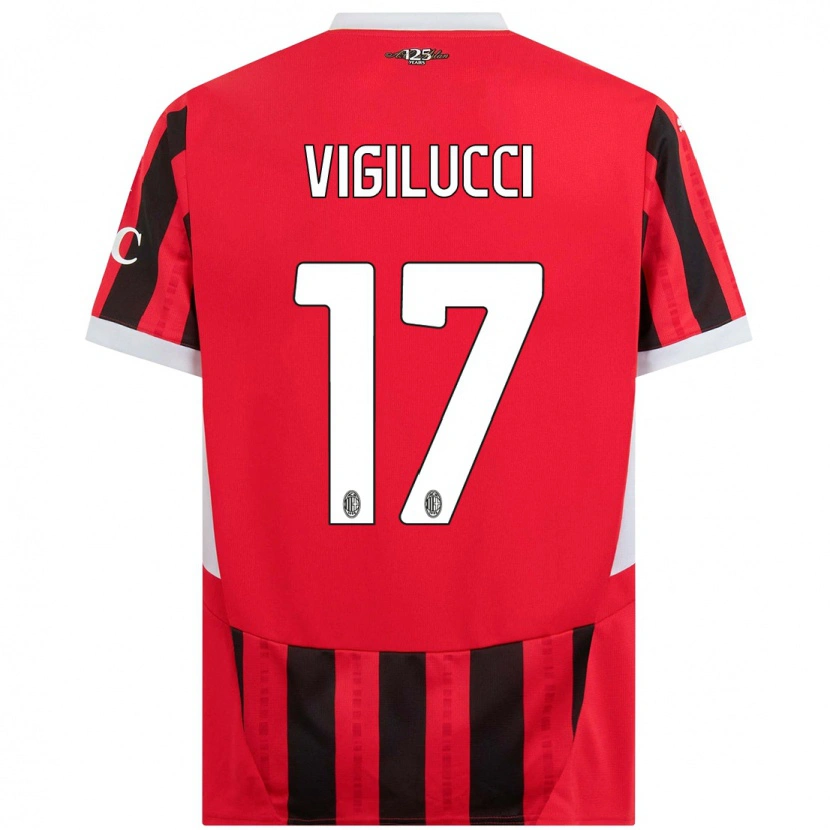 Danxen Herren Valery Vigilucci #17 Rot Schwarz Heimtrikot Trikot 2024/25 T-Shirt Schweiz