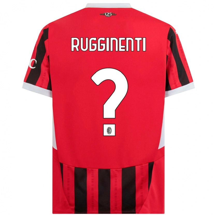 Danxen Herren Omar Rugginenti #0 Rot Schwarz Heimtrikot Trikot 2024/25 T-Shirt Schweiz