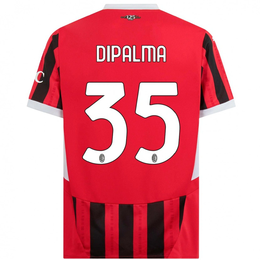 Danxen Herren Matteo Dipalma #35 Rot Schwarz Heimtrikot Trikot 2024/25 T-Shirt Schweiz