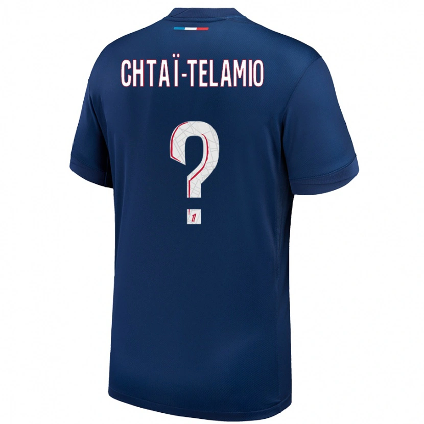 Danxen Herren Zayon Chtaï-Telamio #0 Marineblau Weiß Heimtrikot Trikot 2024/25 T-Shirt Schweiz