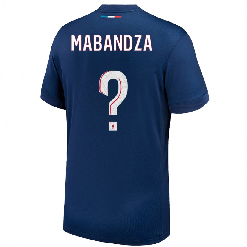 Danxen Herren Emeryc Mabandza Batantou #0 Marineblau Weiß Heimtrikot Trikot 2024/25 T-Shirt Schweiz