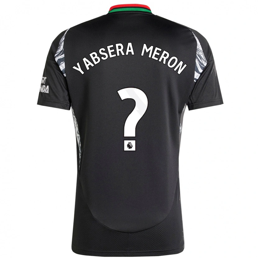 Danxen Herren Yabsera Meron #0 Schwarz Auswärtstrikot Trikot 2024/25 T-Shirt Schweiz