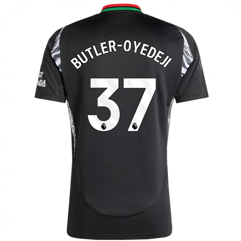 Danxen Herren Nathan Butler-Oyedeji #37 Schwarz Auswärtstrikot Trikot 2024/25 T-Shirt Schweiz