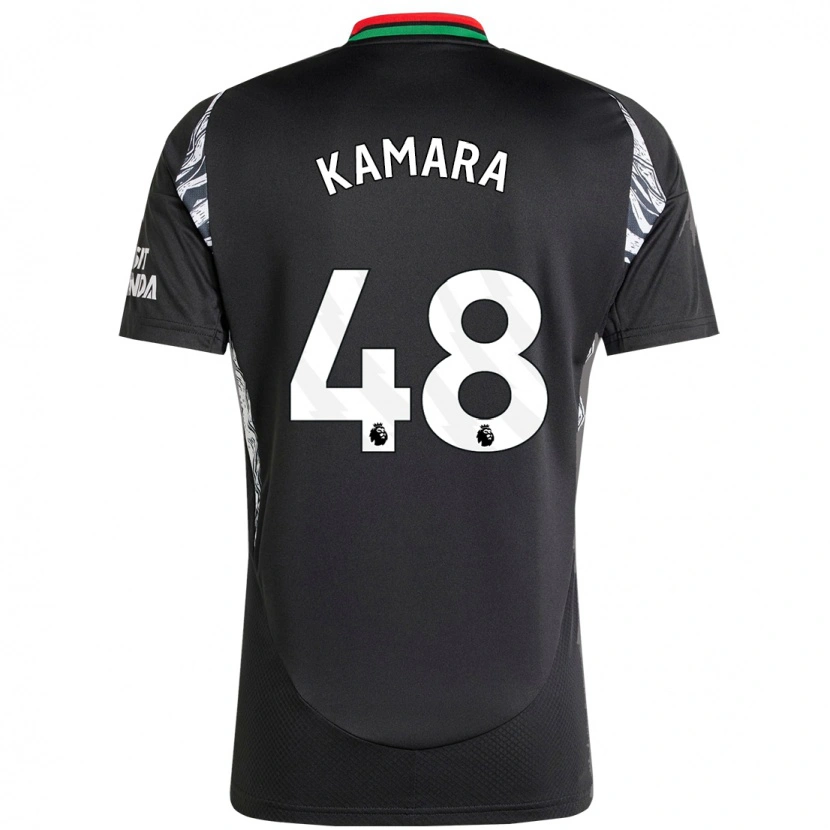 Danxen Herren Osman Kamara #48 Schwarz Auswärtstrikot Trikot 2024/25 T-Shirt Schweiz