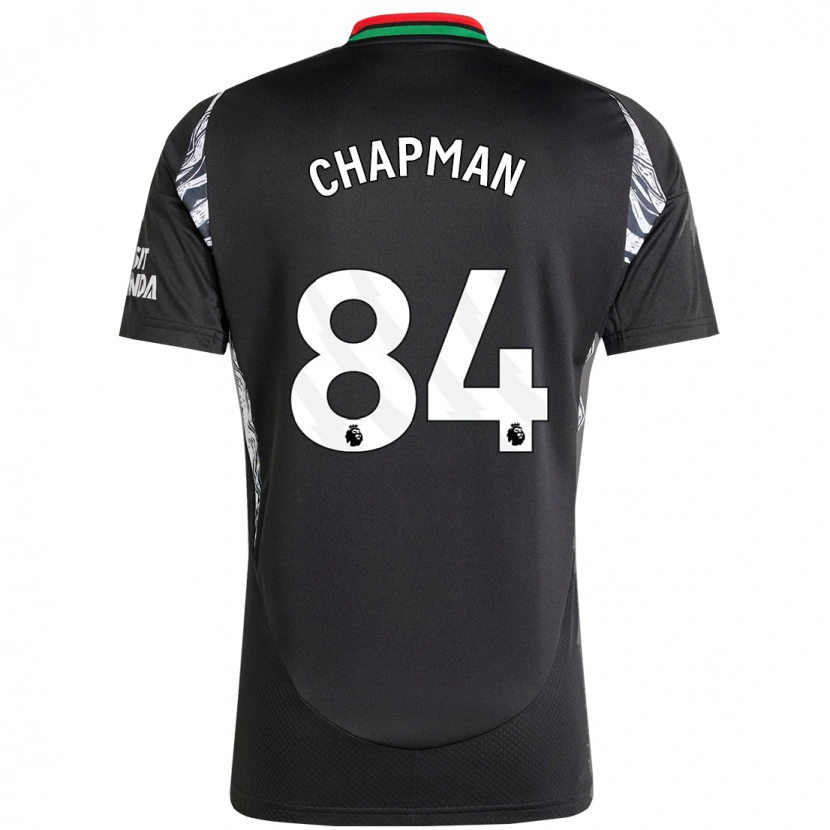 Danxen Herren Samuel Chapman #84 Schwarz Auswärtstrikot Trikot 2024/25 T-Shirt Schweiz