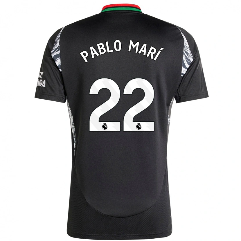 Danxen Herren Pablo Mari #22 Schwarz Auswärtstrikot Trikot 2024/25 T-Shirt Schweiz