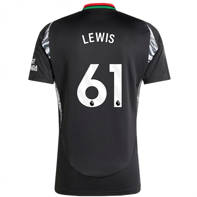 Danxen Herren George Lewis #61 Schwarz Auswärtstrikot Trikot 2024/25 T-Shirt Schweiz