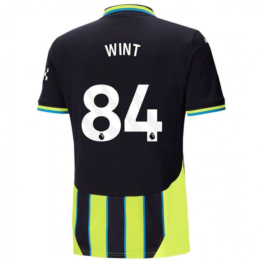 Danxen Herren Jack Wint #84 Blaugelb Auswärtstrikot Trikot 2024/25 T-Shirt Schweiz