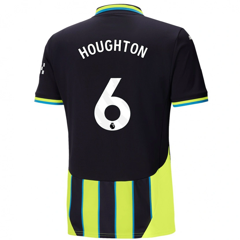 Danxen Herren Steph Houghton #6 Blaugelb Auswärtstrikot Trikot 2024/25 T-Shirt Schweiz