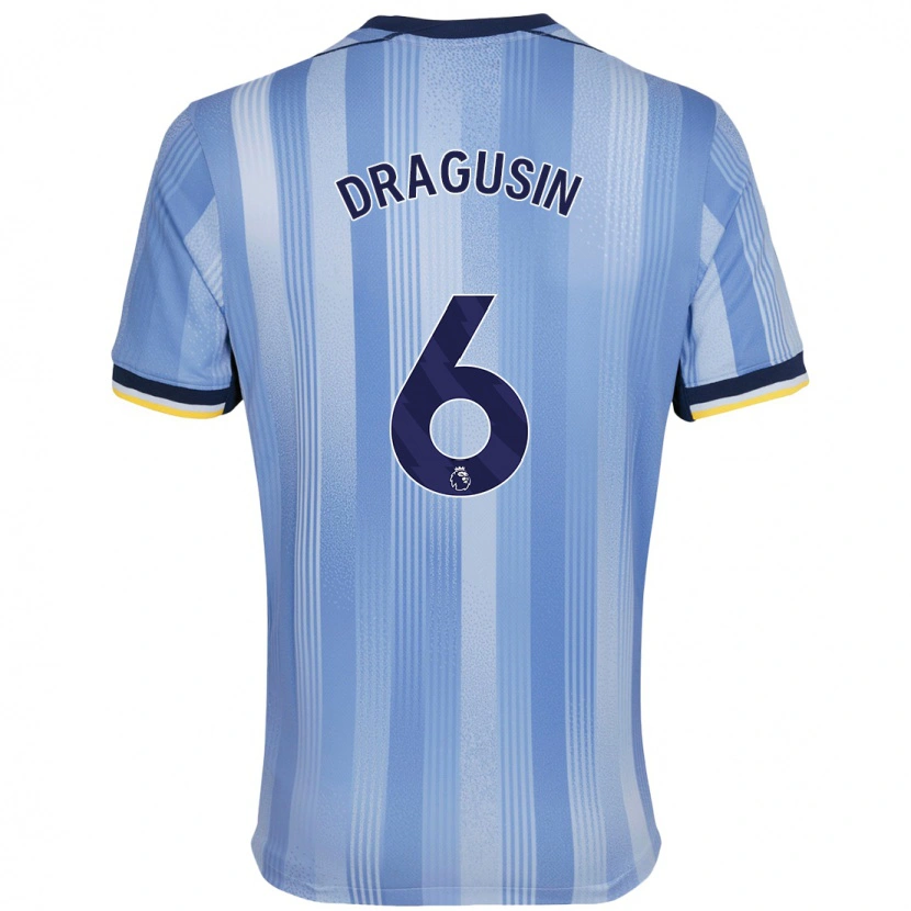 Danxen Herren Radu Drăgușin #6 Hellblau Auswärtstrikot Trikot 2024/25 T-Shirt Schweiz