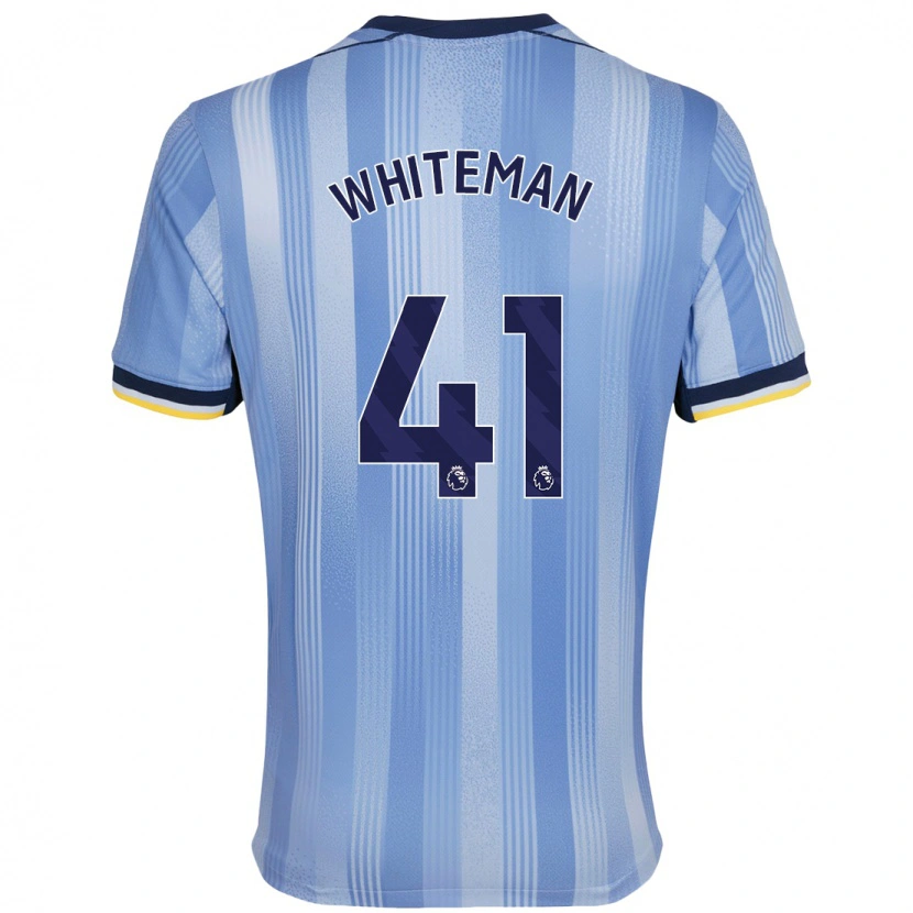 Danxen Herren Alfie Whiteman #41 Hellblau Auswärtstrikot Trikot 2024/25 T-Shirt Schweiz