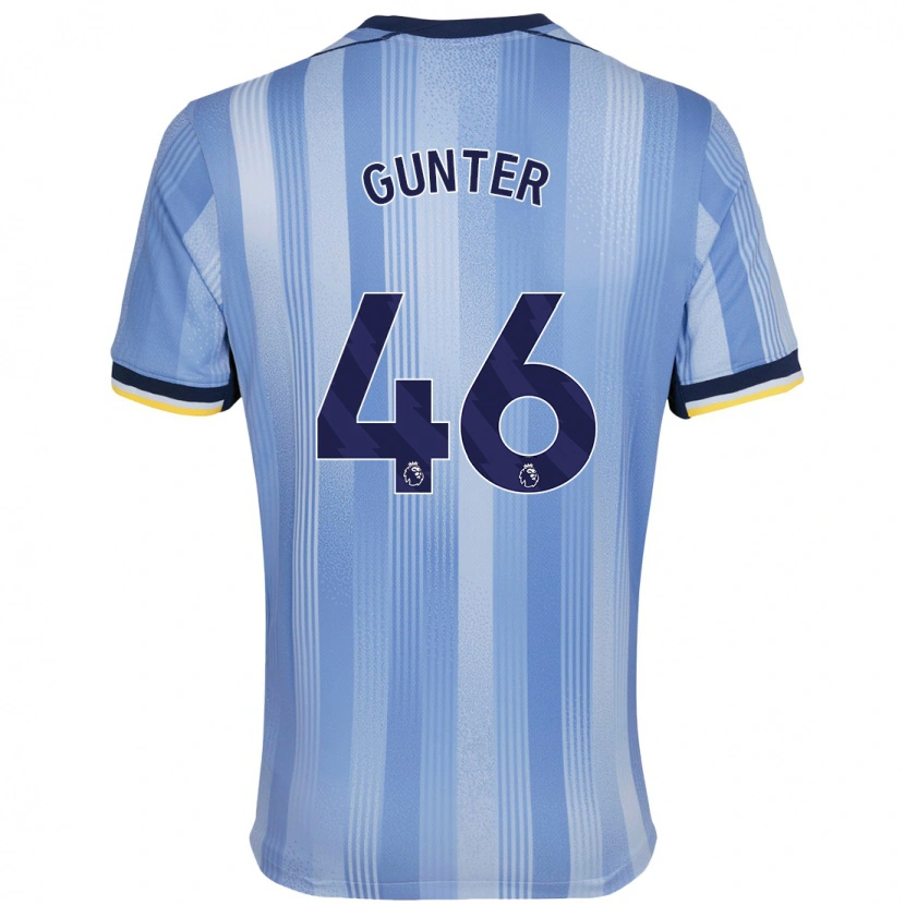 Danxen Herren Luca Gunter #46 Hellblau Auswärtstrikot Trikot 2024/25 T-Shirt Schweiz