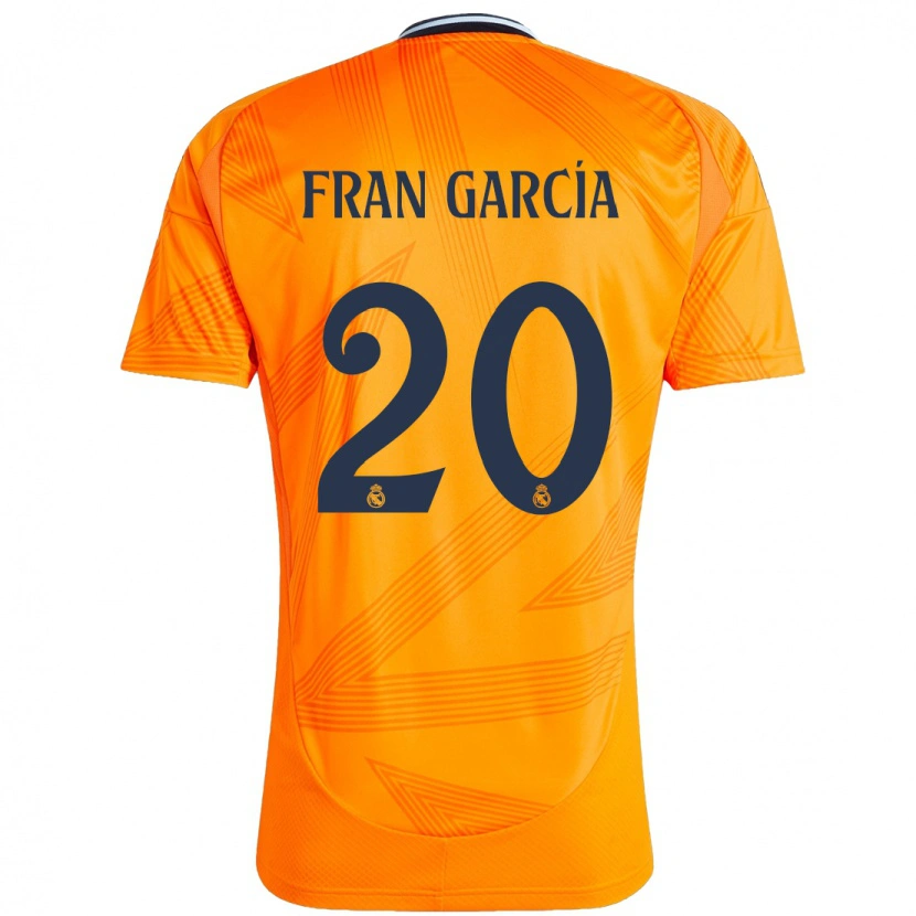 Danxen Herren Fran García #20 Orange Auswärtstrikot Trikot 2024/25 T-Shirt Schweiz