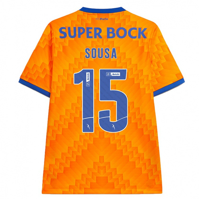 Danxen Herren Vasco Sousa #15 Orange Auswärtstrikot Trikot 2024/25 T-Shirt Schweiz