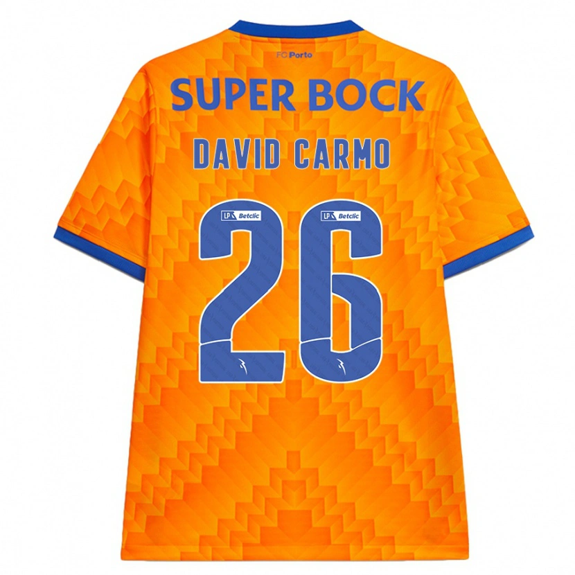 Danxen Herren David Carmo #26 Orange Auswärtstrikot Trikot 2024/25 T-Shirt Schweiz