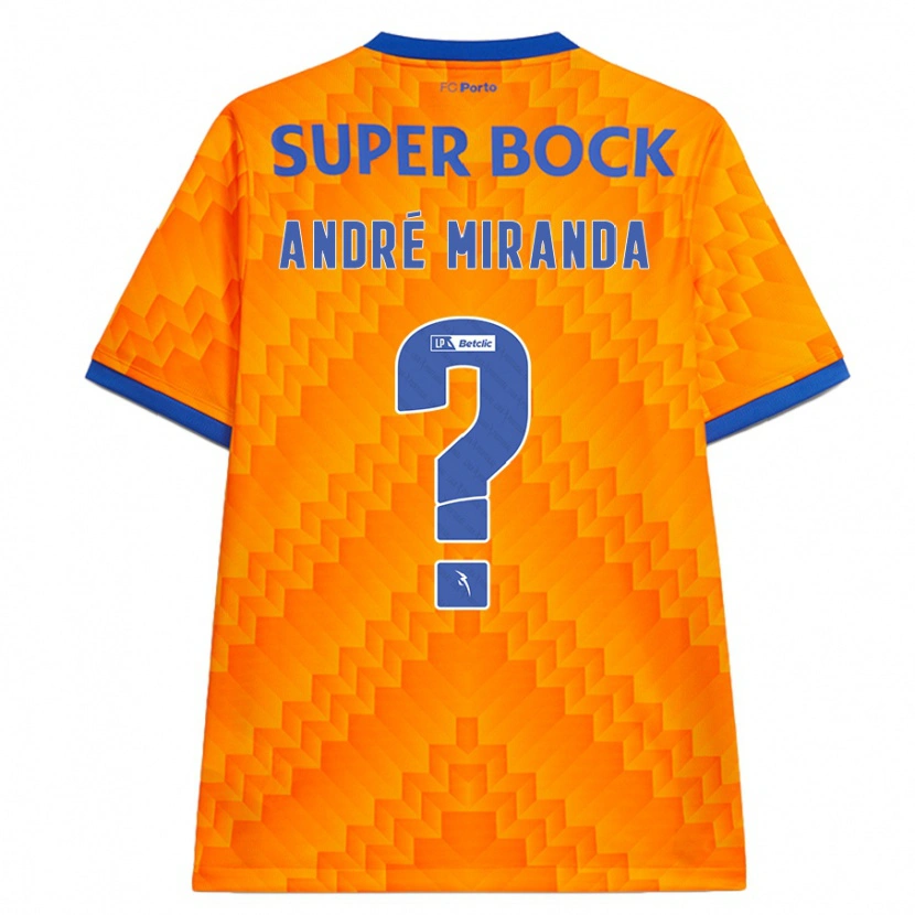 Danxen Herren André Miranda #0 Orange Auswärtstrikot Trikot 2024/25 T-Shirt Schweiz