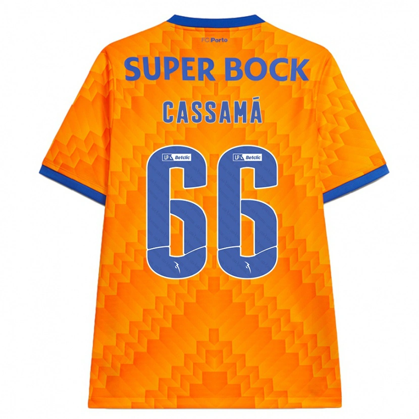 Danxen Herren Adramane Cassamá #66 Orange Auswärtstrikot Trikot 2024/25 T-Shirt Schweiz