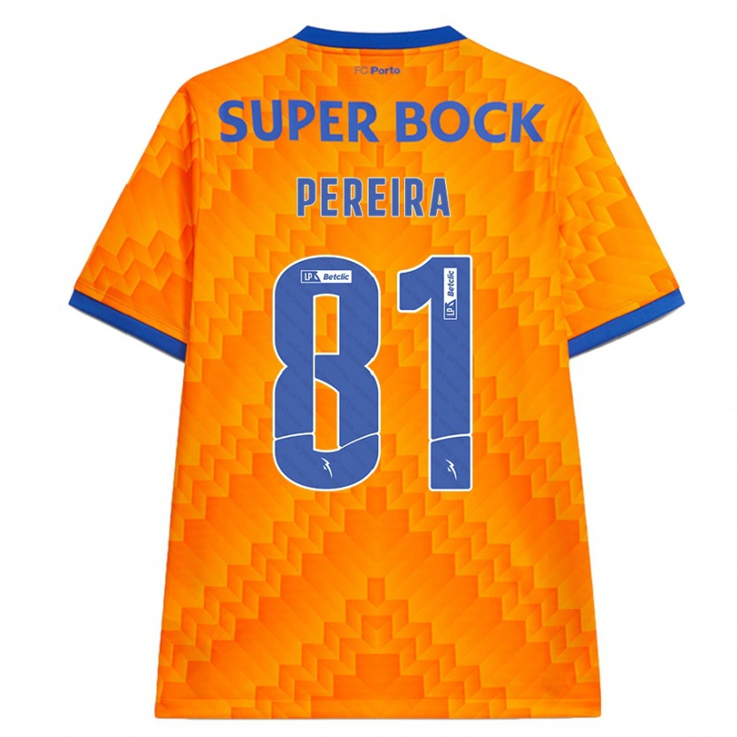 Danxen Herren Martim Pereira #81 Orange Auswärtstrikot Trikot 2024/25 T-Shirt Schweiz