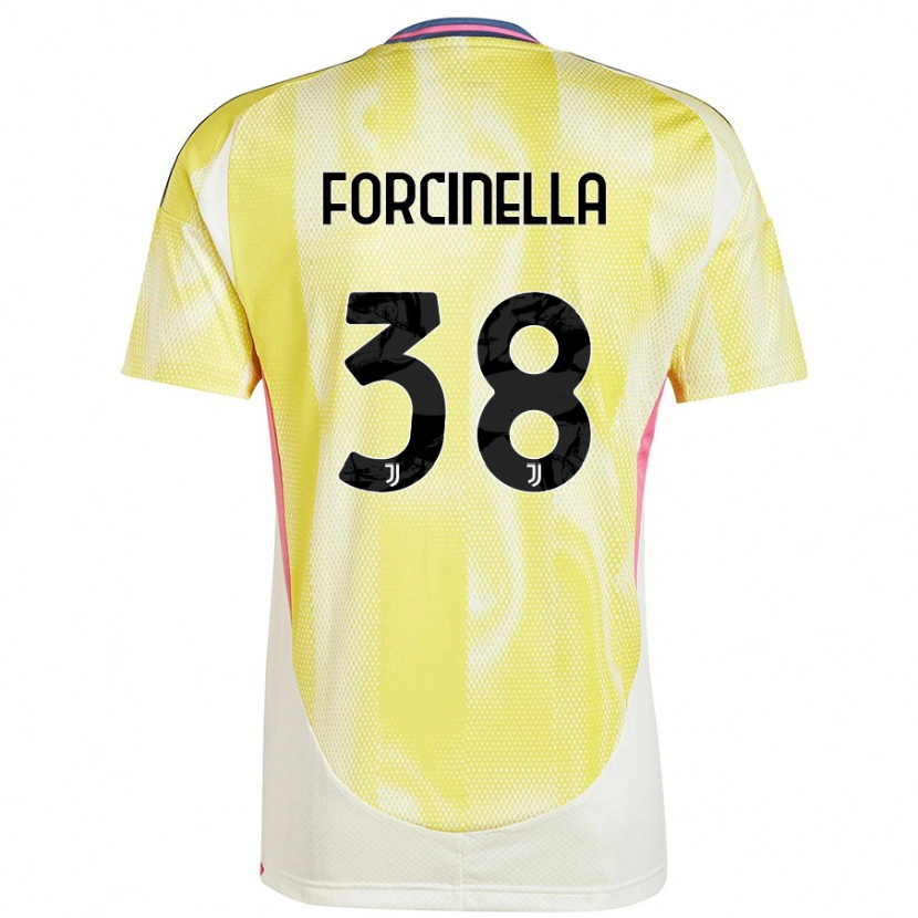 Danxen Herren Camilla Forcinella #38 Solargelb Auswärtstrikot Trikot 2024/25 T-Shirt Schweiz