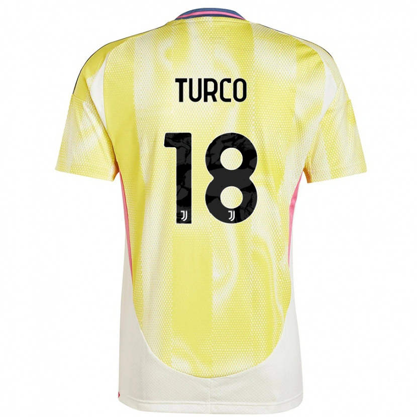 Danxen Herren Nicolo Turco #18 Solargelb Auswärtstrikot Trikot 2024/25 T-Shirt Schweiz
