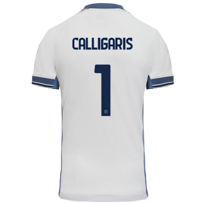 Danxen Herren Alessandro Calligaris #1 Weißgrau Auswärtstrikot Trikot 2024/25 T-Shirt Schweiz