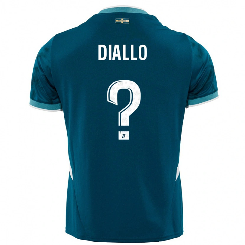 Danxen Herren Mouhamed Diallo #0 Türkisblau Auswärtstrikot Trikot 2024/25 T-Shirt Schweiz