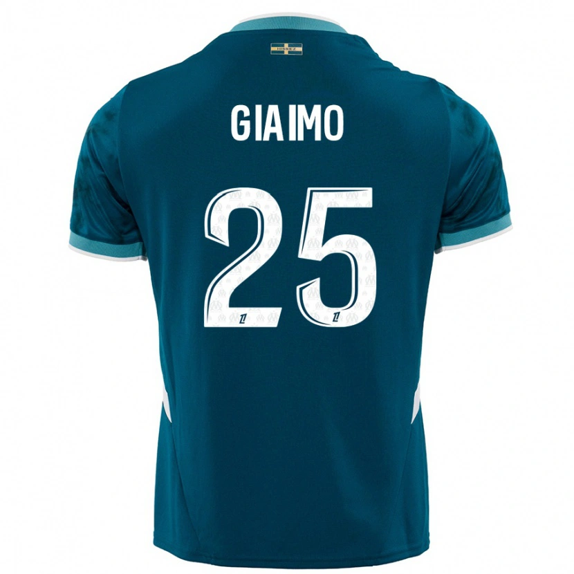 Danxen Herren Carla Giaimo #25 Türkisblau Auswärtstrikot Trikot 2024/25 T-Shirt Schweiz
