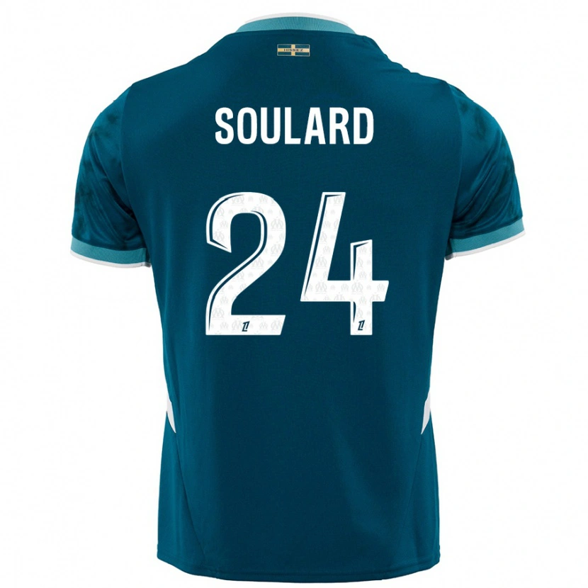 Danxen Herren Amandine Soulard #24 Türkisblau Auswärtstrikot Trikot 2024/25 T-Shirt Schweiz
