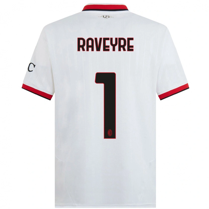 Danxen Herren Noah Raveyre #1 Weiß Schwarz Rot Auswärtstrikot Trikot 2024/25 T-Shirt Schweiz