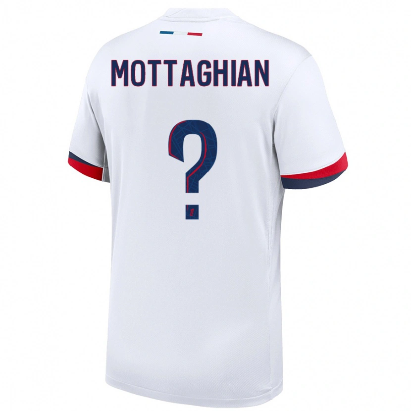 Danxen Herren Keyvan Mottaghian #0 Weiß Blau Rot Auswärtstrikot Trikot 2024/25 T-Shirt Schweiz