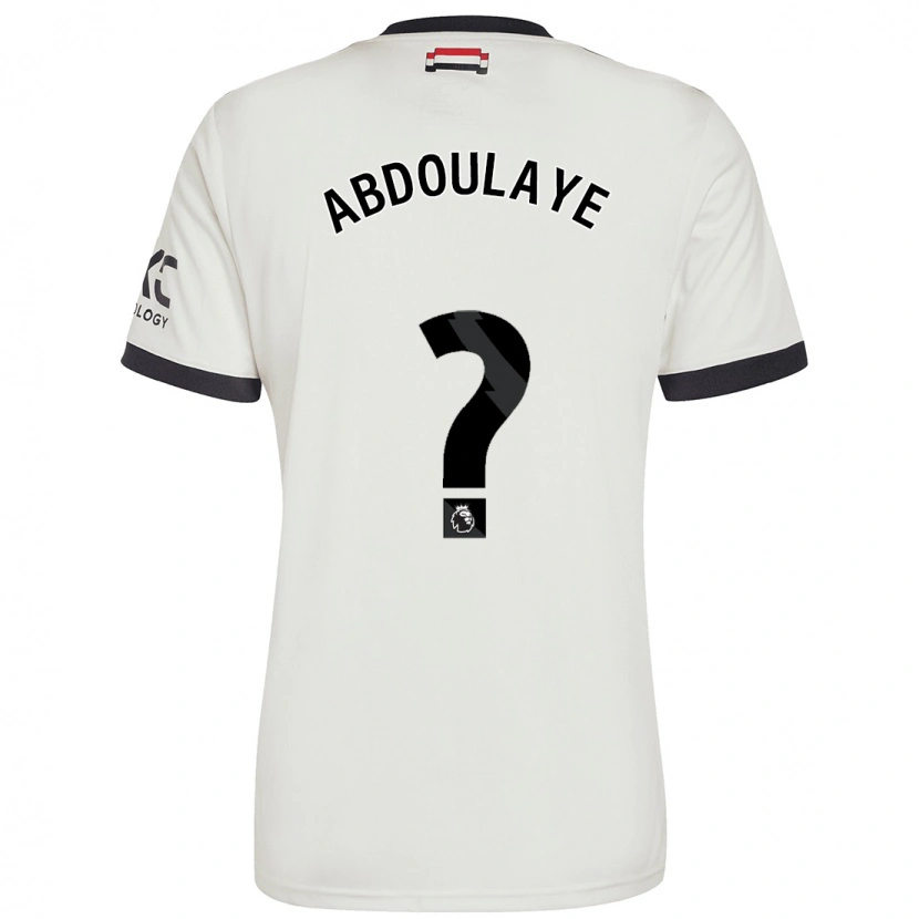 Danxen Herren Douka Abdoulaye #0 Cremeweiß Ausweichtrikot Trikot 2024/25 T-Shirt Schweiz