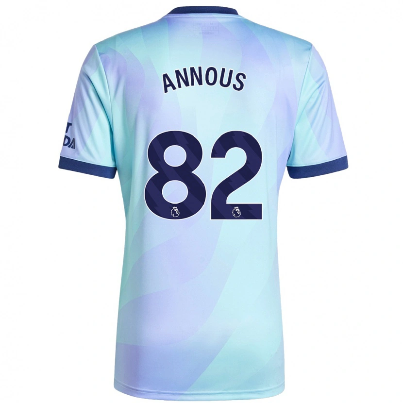 Danxen Herren Andre Annous #82 Aquamarin Ausweichtrikot Trikot 2024/25 T-Shirt Schweiz