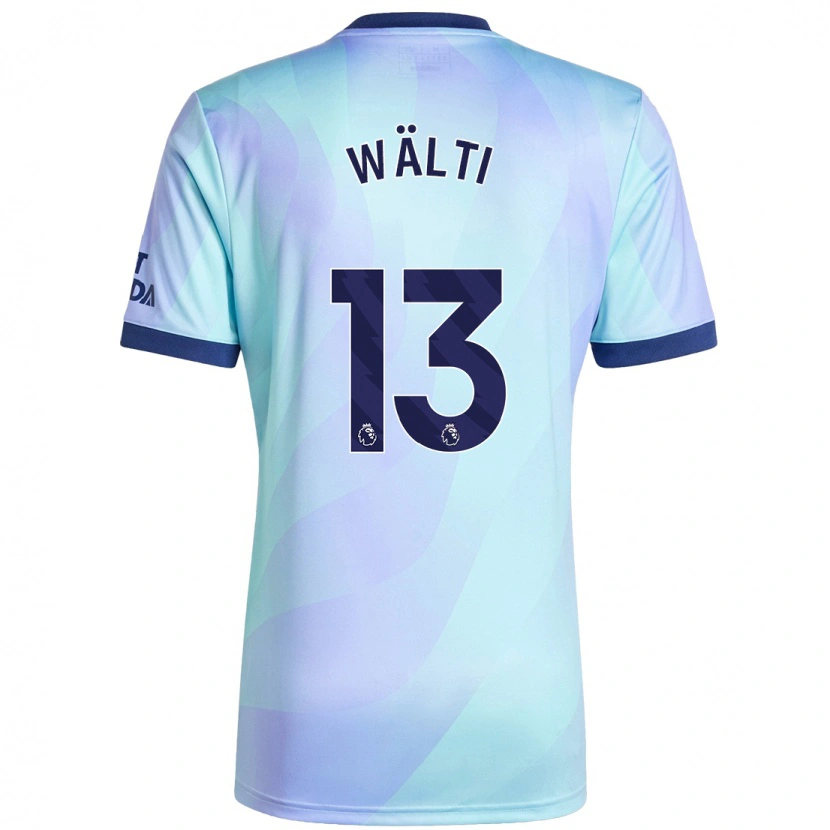Danxen Herren Lia Wälti #13 Aquamarin Ausweichtrikot Trikot 2024/25 T-Shirt Schweiz