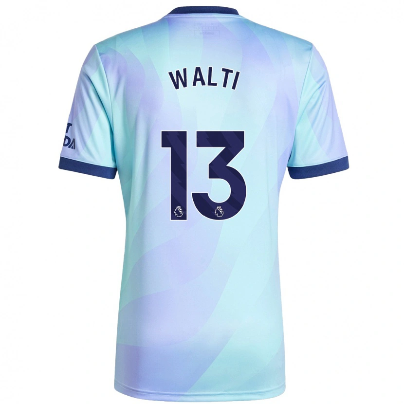 Danxen Herren Lia Walti #13 Aquamarin Ausweichtrikot Trikot 2024/25 T-Shirt Schweiz