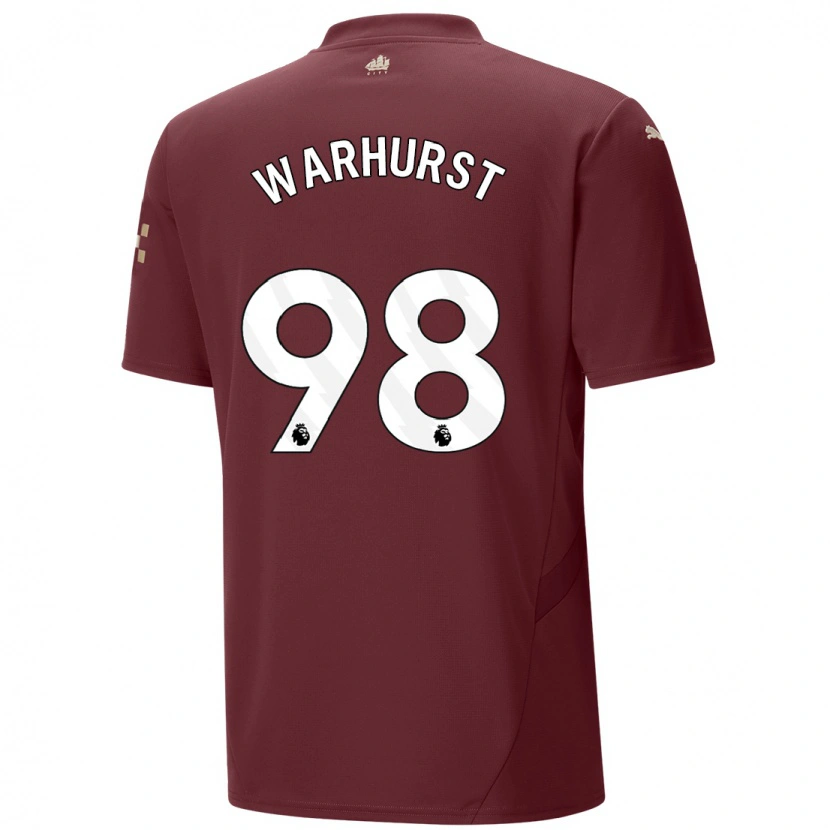 Danxen Herren Matty Warhurst #98 Kastanienbraun Ausweichtrikot Trikot 2024/25 T-Shirt Schweiz