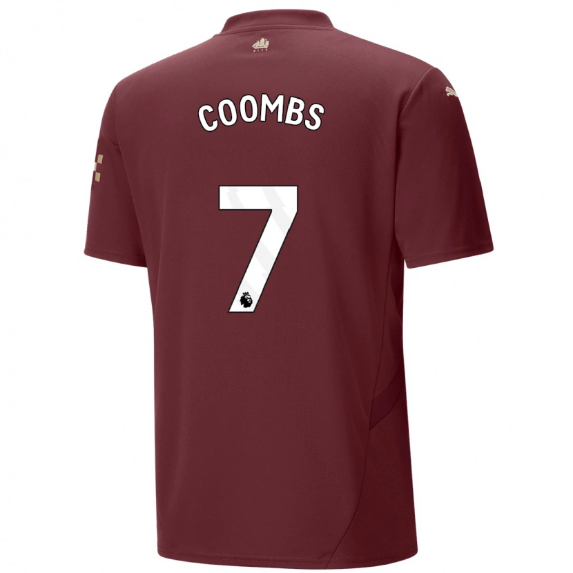 Danxen Herren Laura Coombs #7 Kastanienbraun Ausweichtrikot Trikot 2024/25 T-Shirt Schweiz