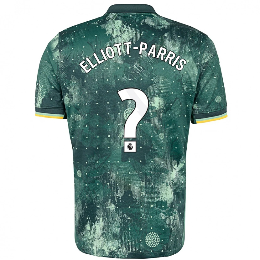 Danxen Herren Reiss Elliott-Parris #0 Mintgrün Ausweichtrikot Trikot 2024/25 T-Shirt Schweiz
