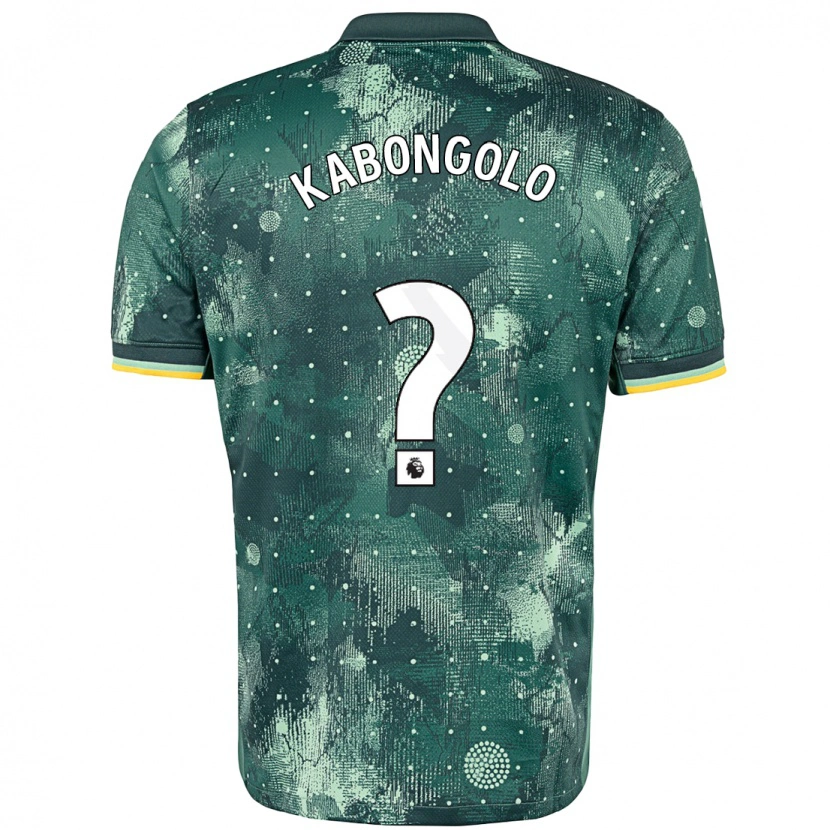 Danxen Herren Melvyn Kabongolo #0 Mintgrün Ausweichtrikot Trikot 2024/25 T-Shirt Schweiz
