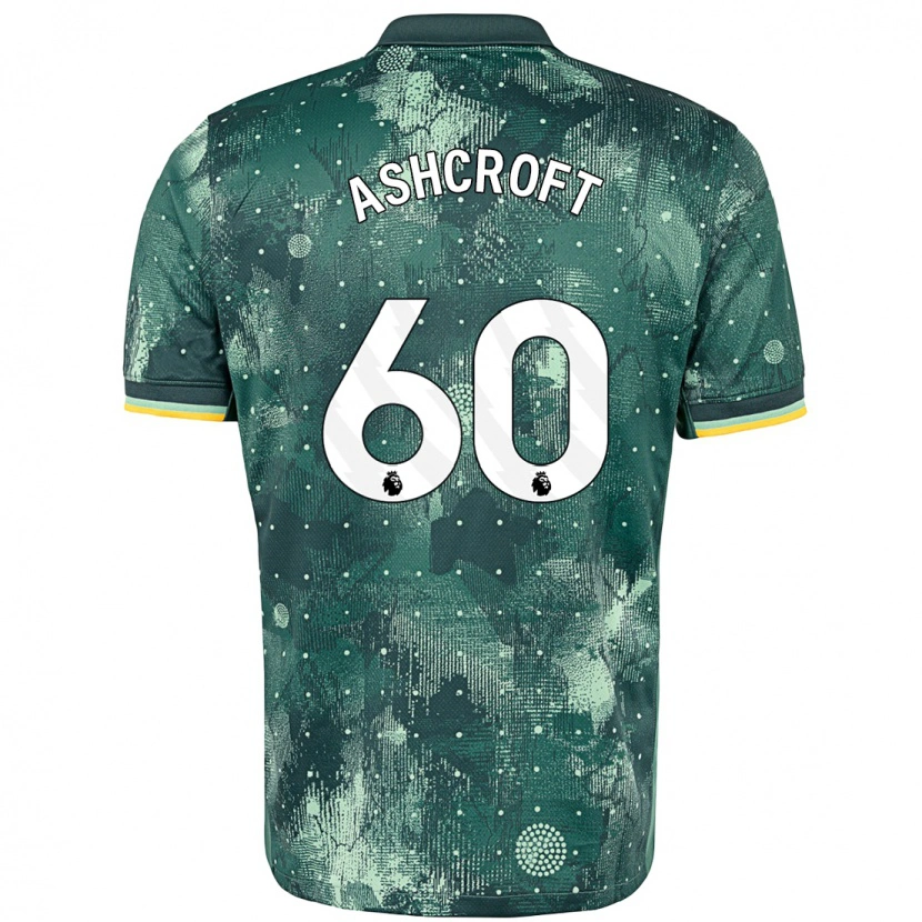 Danxen Herren Tyrell Ashcroft #60 Mintgrün Ausweichtrikot Trikot 2024/25 T-Shirt Schweiz