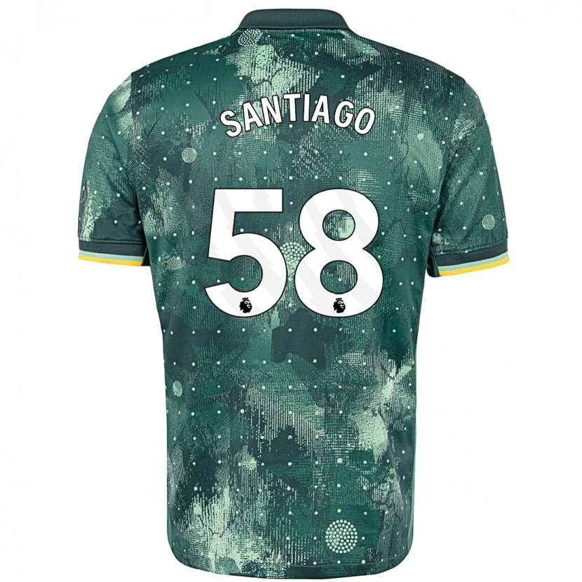 Danxen Herren Yago Santiago #58 Mintgrün Ausweichtrikot Trikot 2024/25 T-Shirt Schweiz